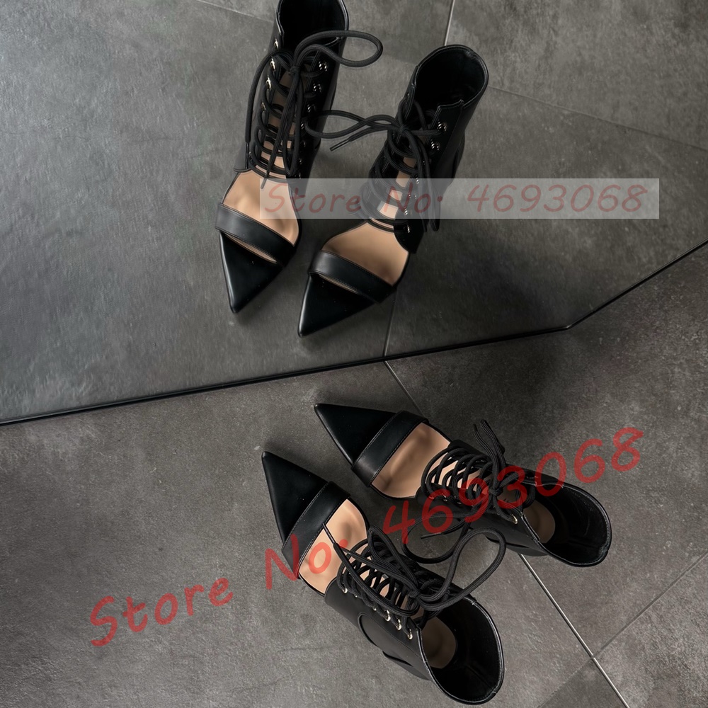 Sexy Pointy Toe Cross Tied Hig - Crossfit Ladies 评论和价格
